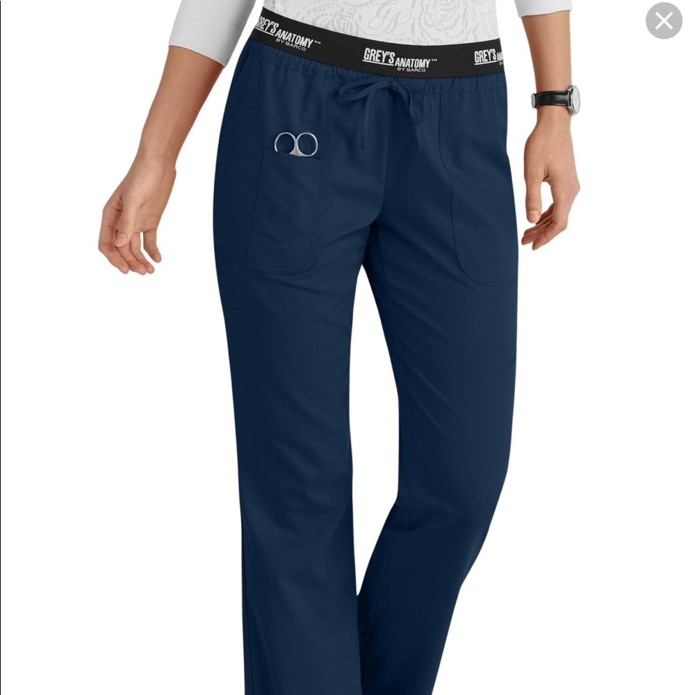 Greys Anatomy Active Scrub Pants Indigo Navy